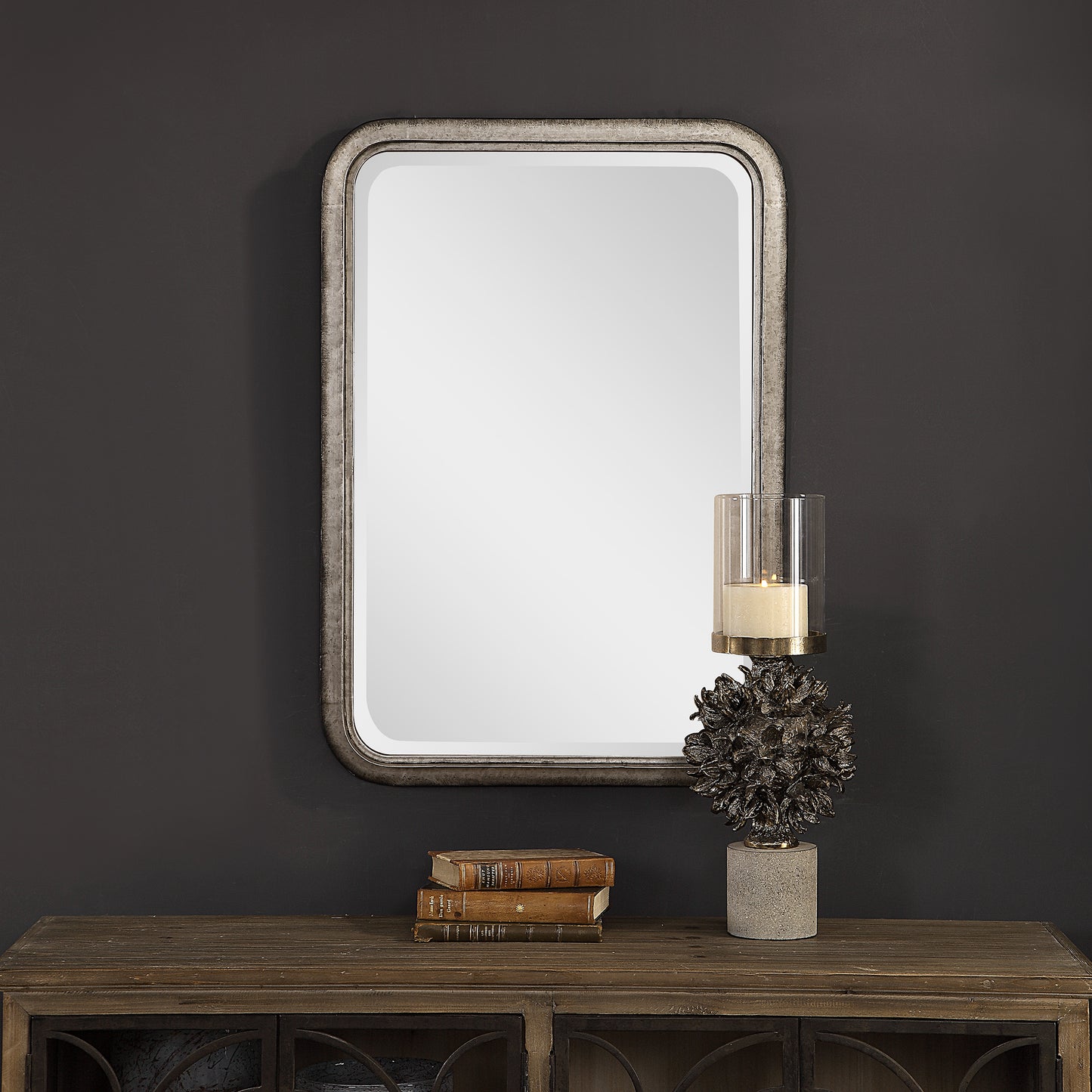 Uttermost 09404 Madox Industrial Mirror