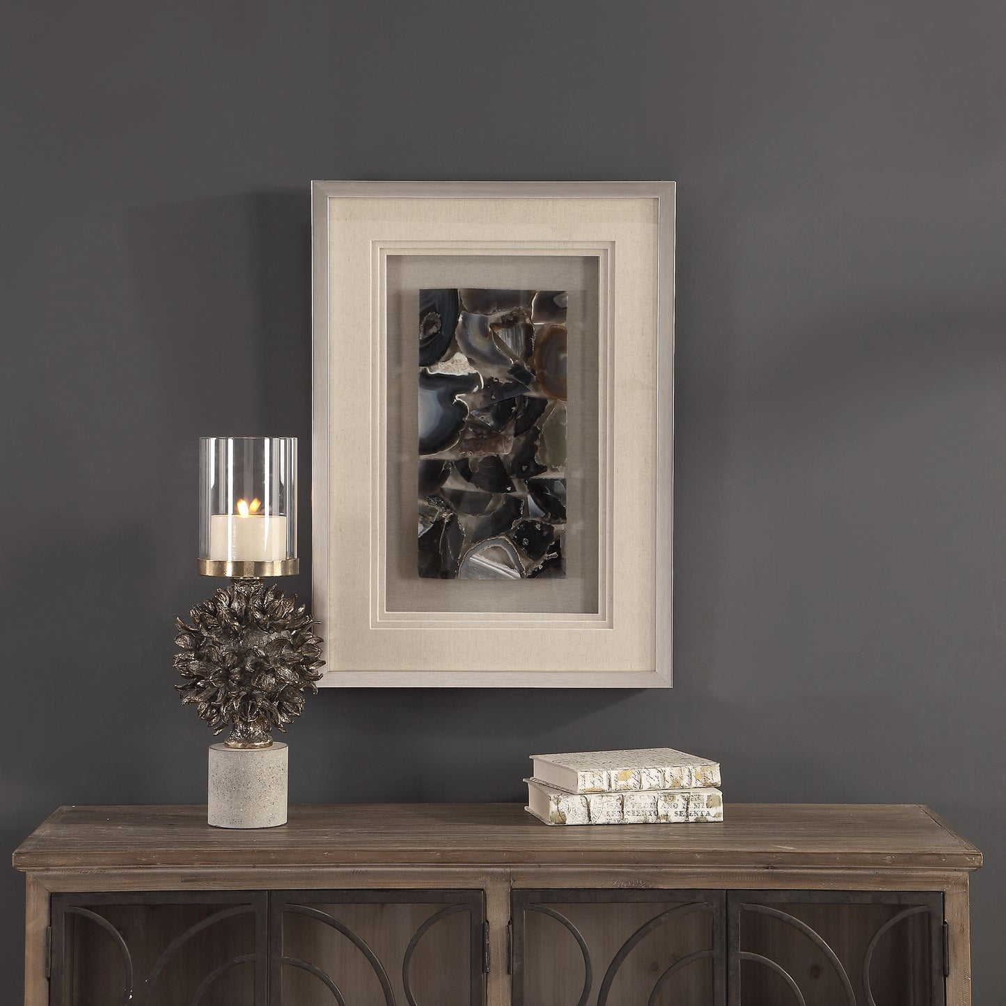 Uttermost 04162 Seana Agate Stone Shadow Box
