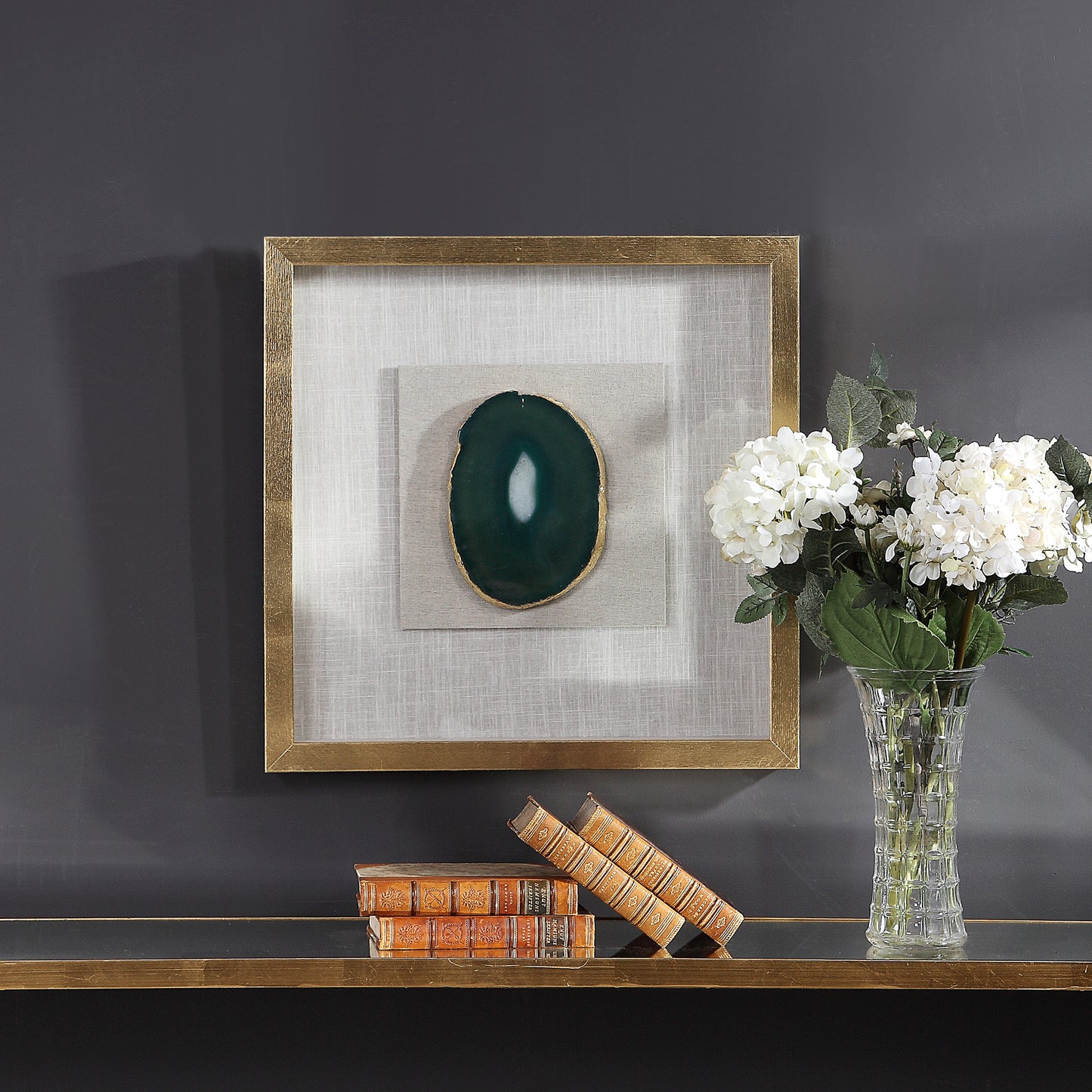 Uttermost 04187 Keeva Agate Stone Shadow Box