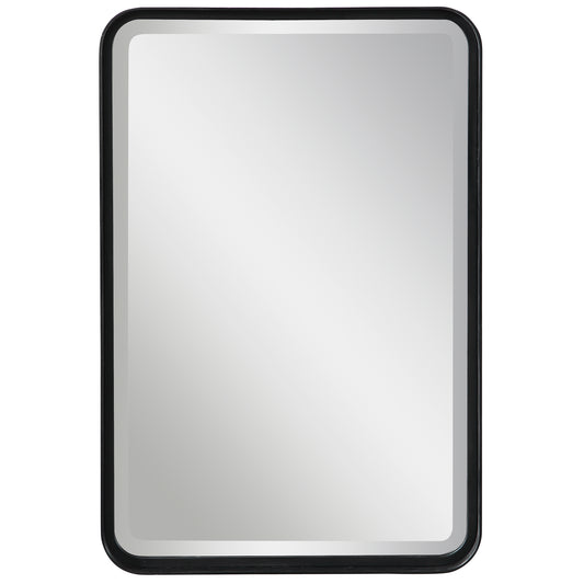 Uttermost 09573 Croften Black Vanity Mirror
