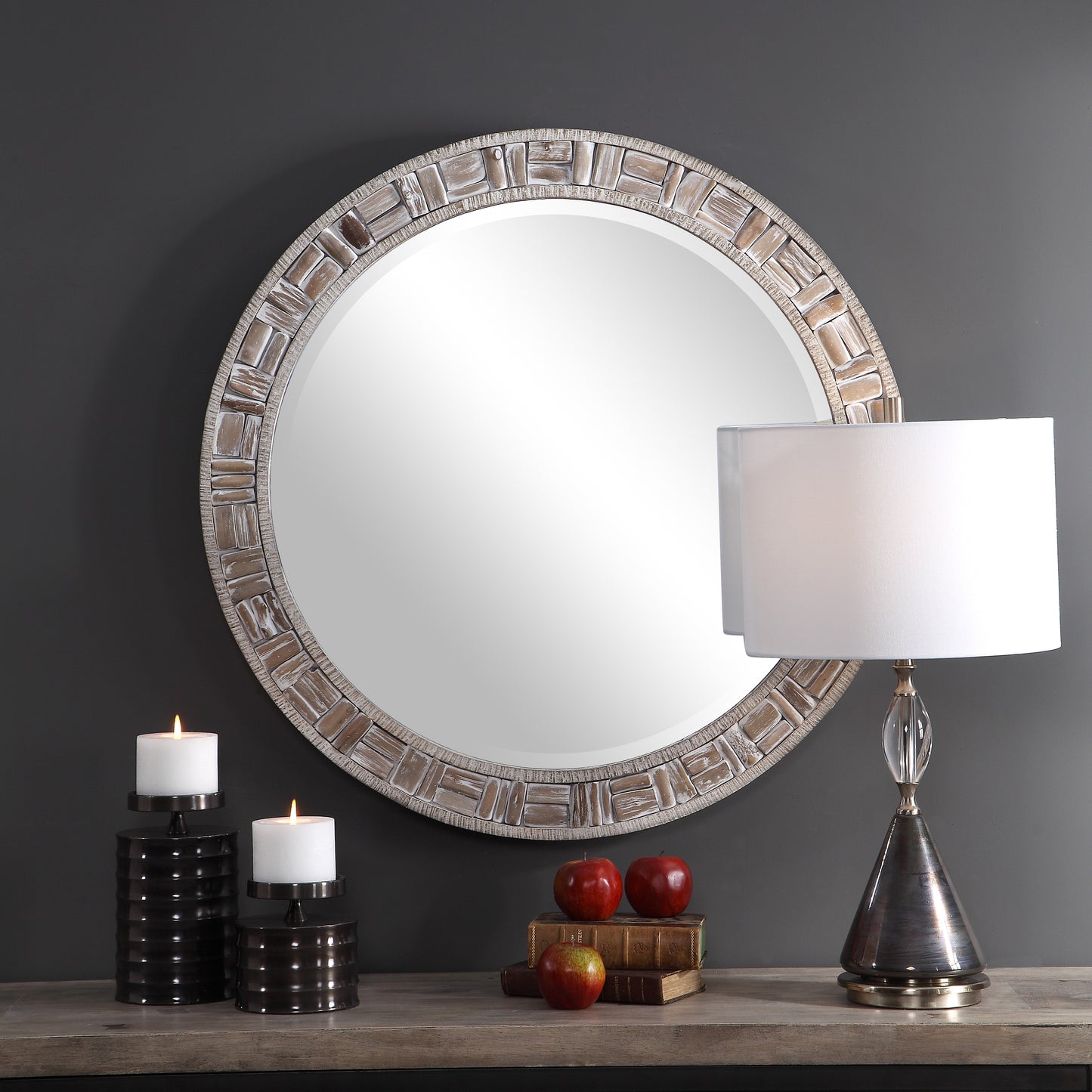 Uttermost 09576 Del Mar Round Mirror