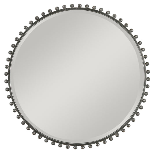 Uttermost 09691 Taza Round Iron Mirror