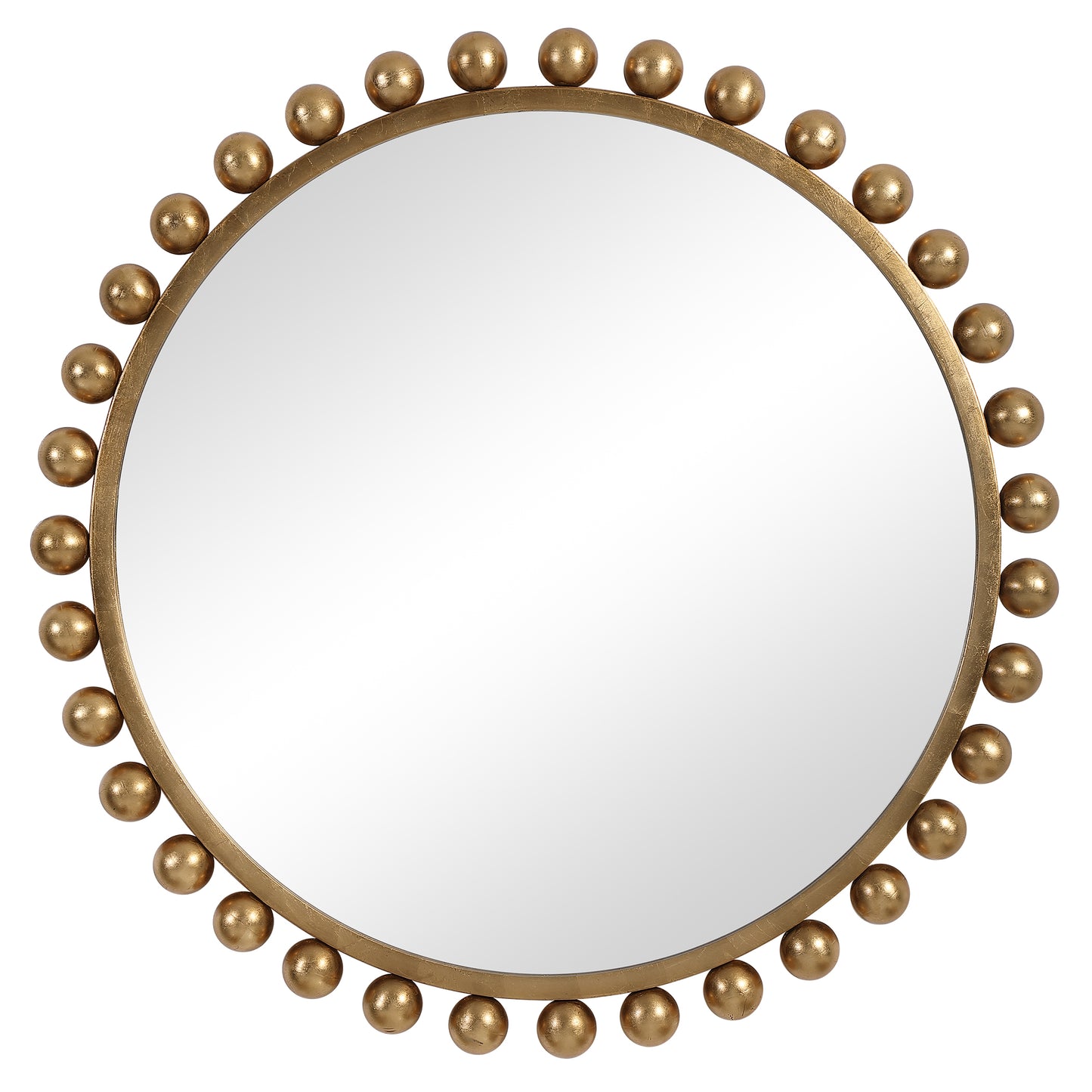 Uttermost 09695 Cyra Gold Round Mirror