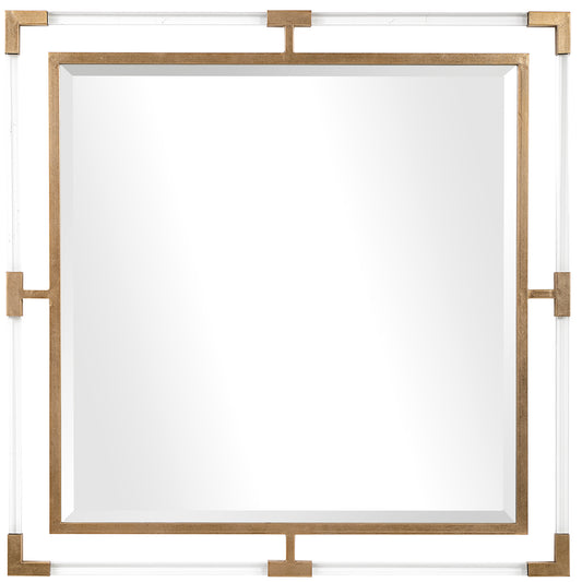 Uttermost 09714 Balkan Golden Square Mirror