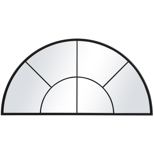 Uttermost 09733 Rousseau Iron Window Arch Mirror