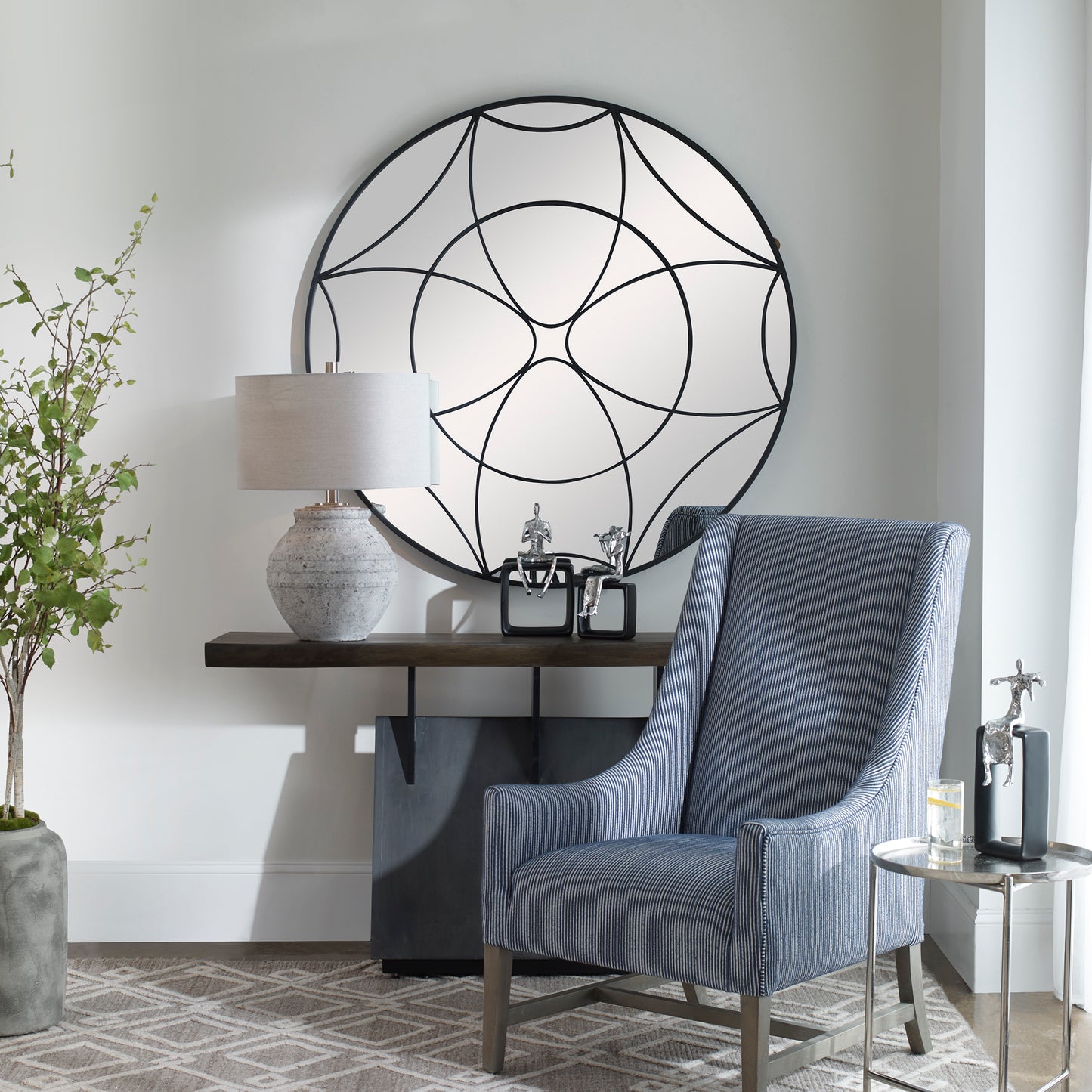 Uttermost 04307 Jocasta Mirrored Circular Wall Decor