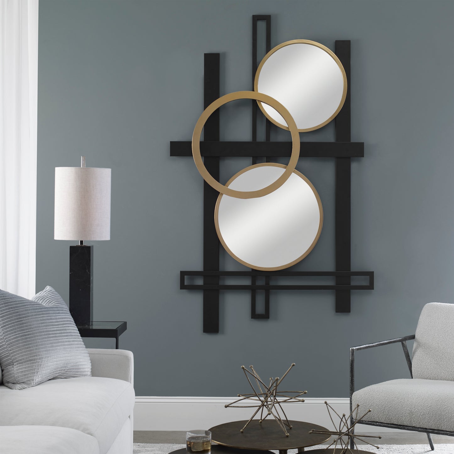 Uttermost 04308 Urban Views Mirrored Wall Decor