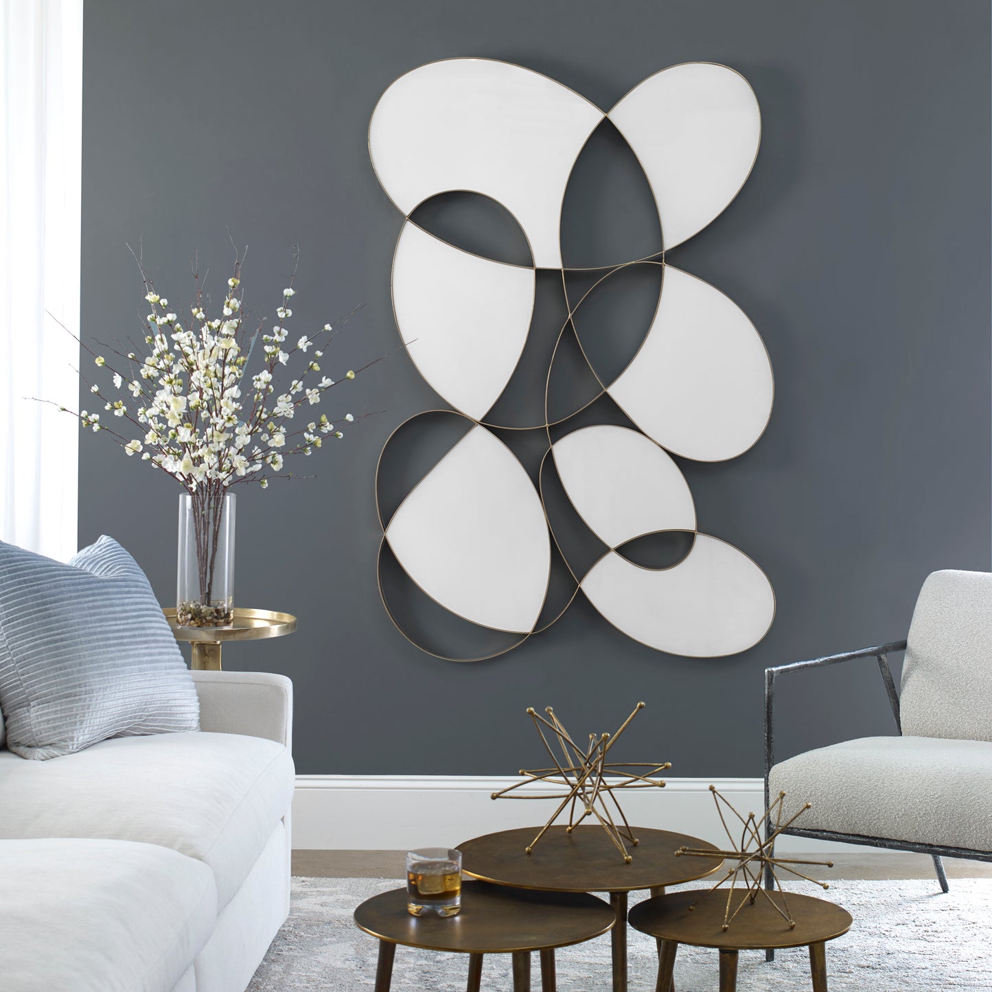 Uttermost 04312 Vagabond Metal & Glass Wall Decor