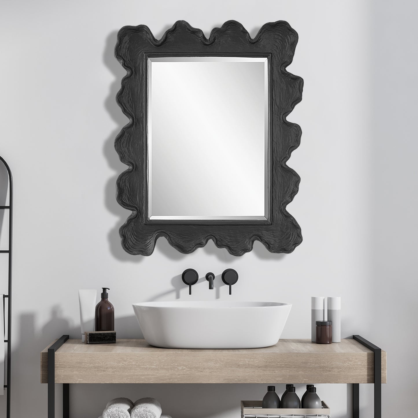 Uttermost 09775 Sea Coral Black Mirror
