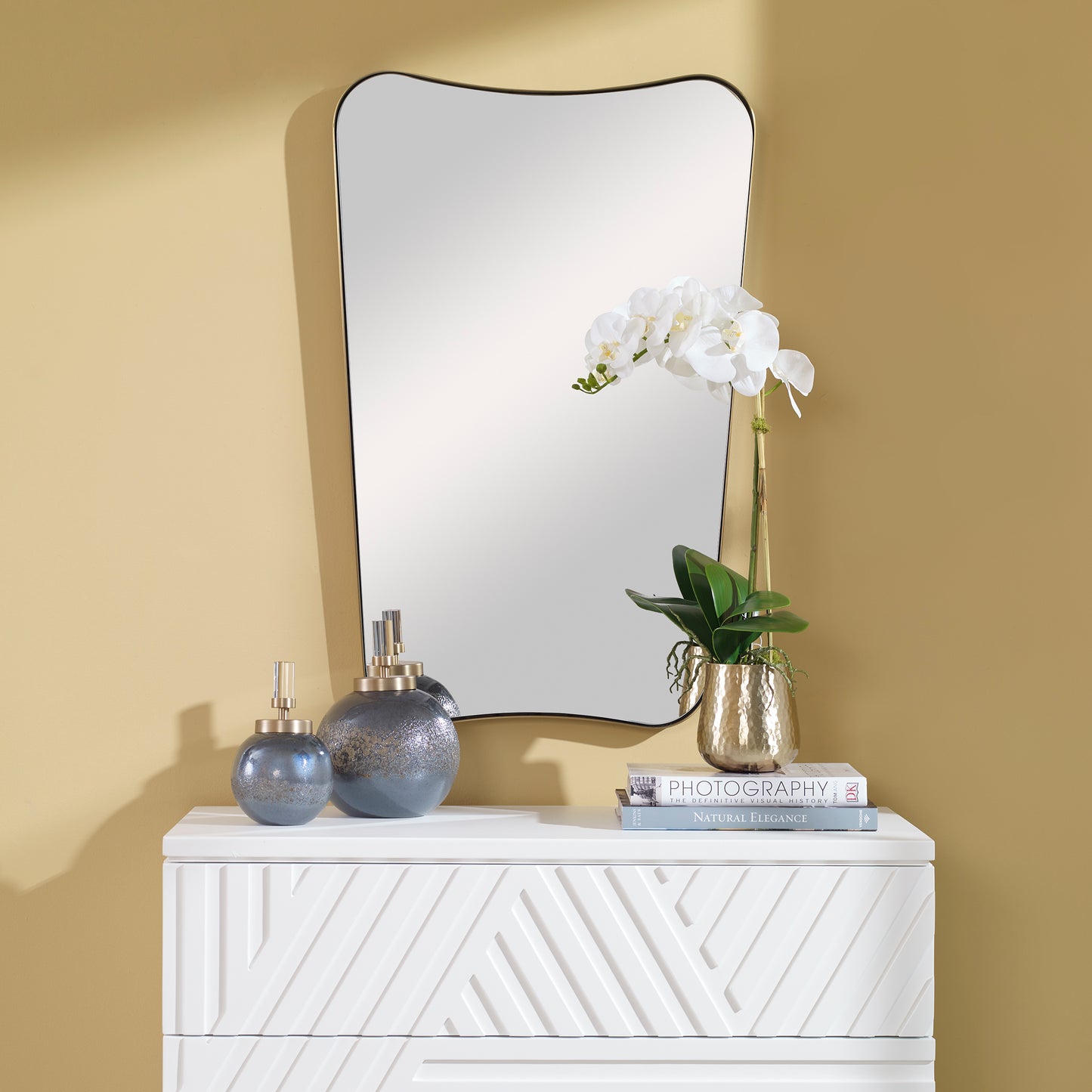 Uttermost 09787 Belvoir Brass Mirror