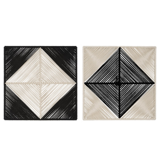 Uttermost 04330 Seeing Double Rope Wall Squares, S/2