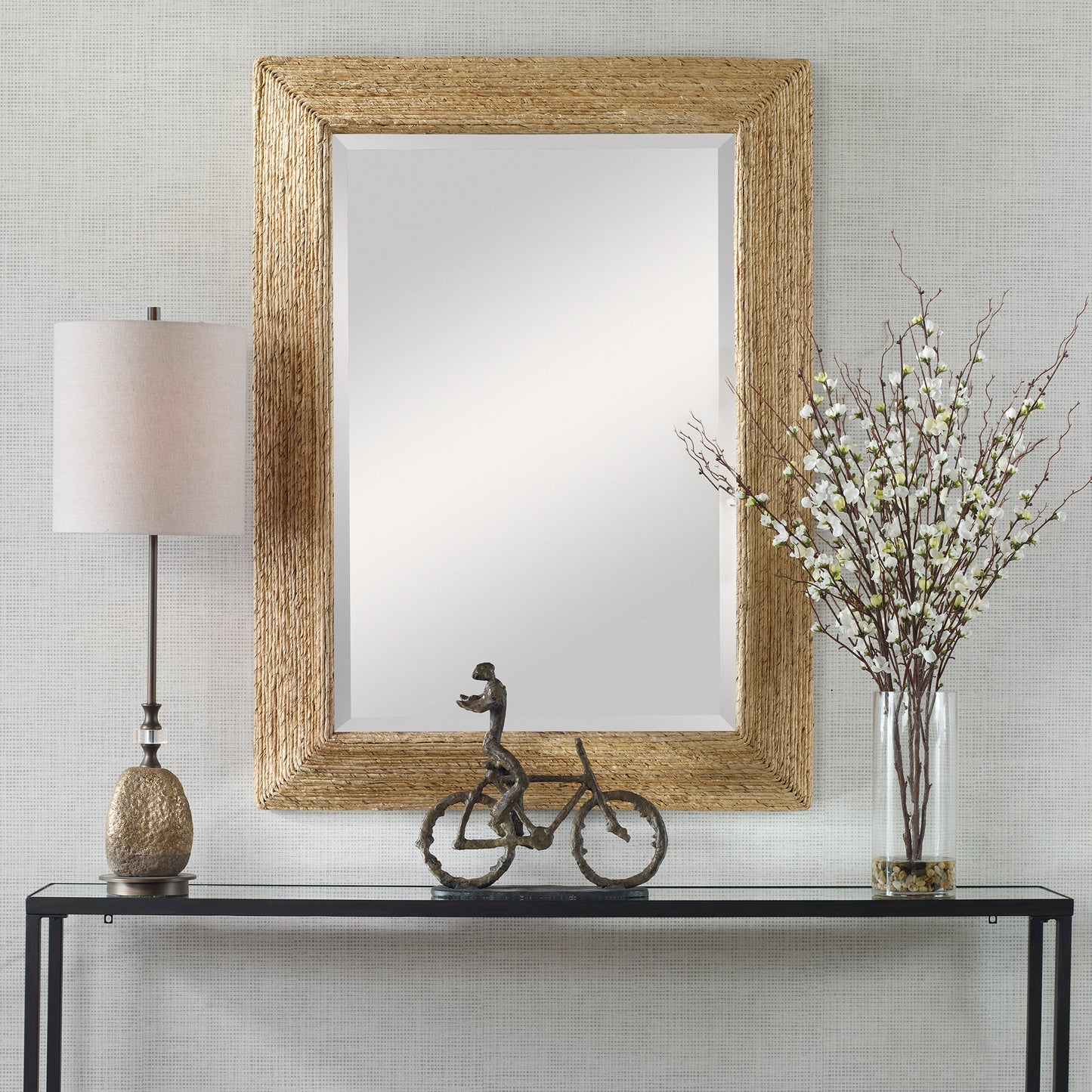 Uttermost 09796 Rora Woven Coastal Mirror