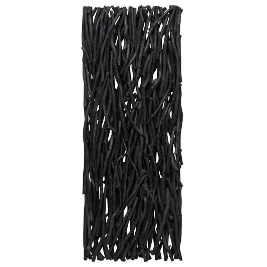 Uttermost 04331 Gathered Teak Black Wood Wall Decor