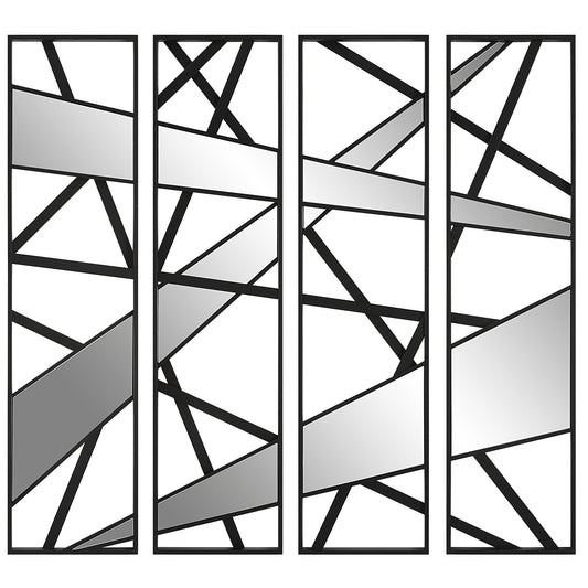 Uttermost 04332 Looking Glass Mirrored Wall Decor, Set/4