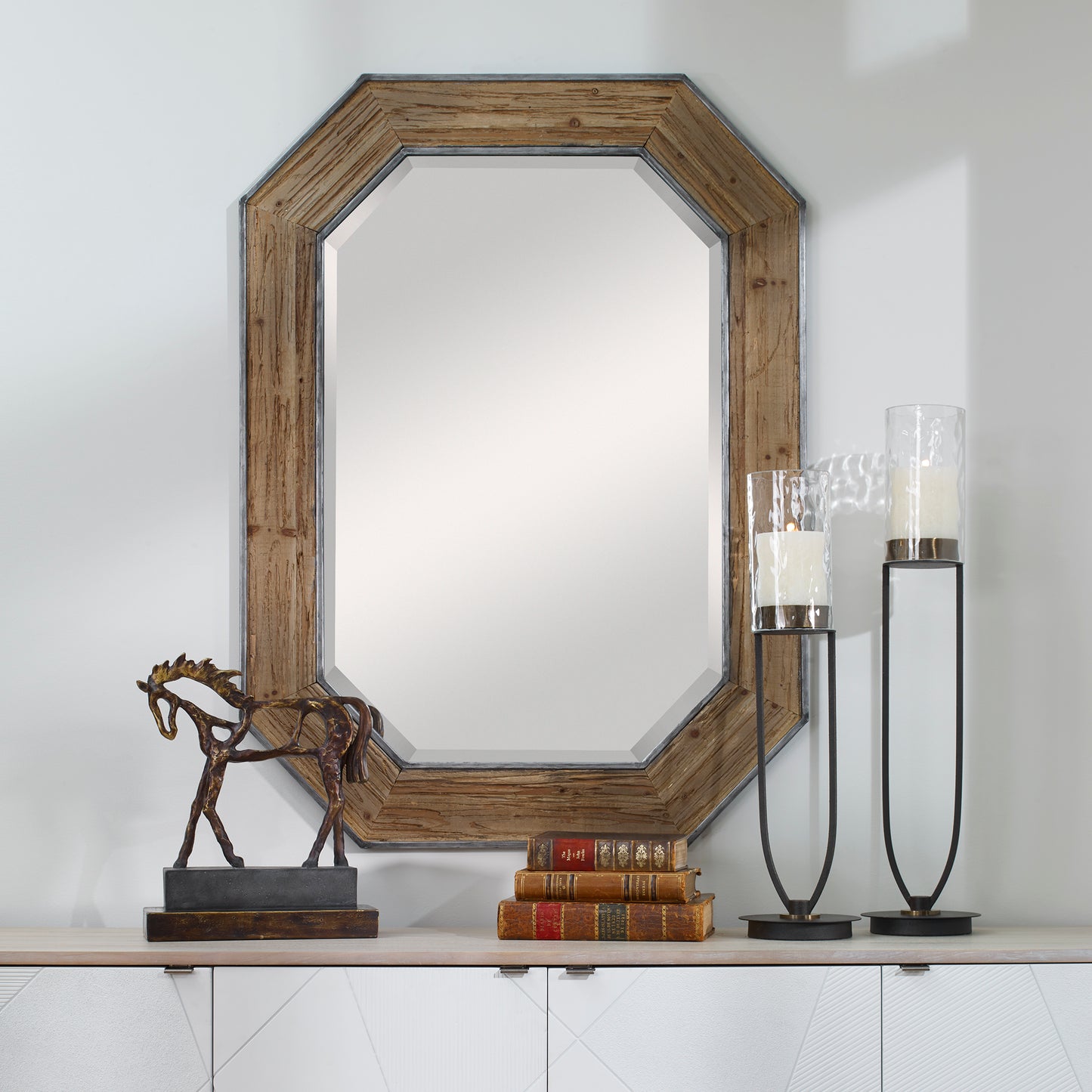 Uttermost 09821 Siringo Rustic Octagonal Mirror