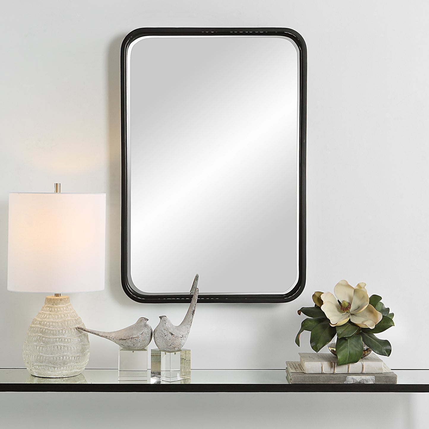 Uttermost 09886 Santa Cruz Inner White Rope Mirror