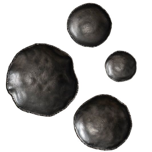 Uttermost 04344 Lucky Coins Nickel Wall Decor, Set/4