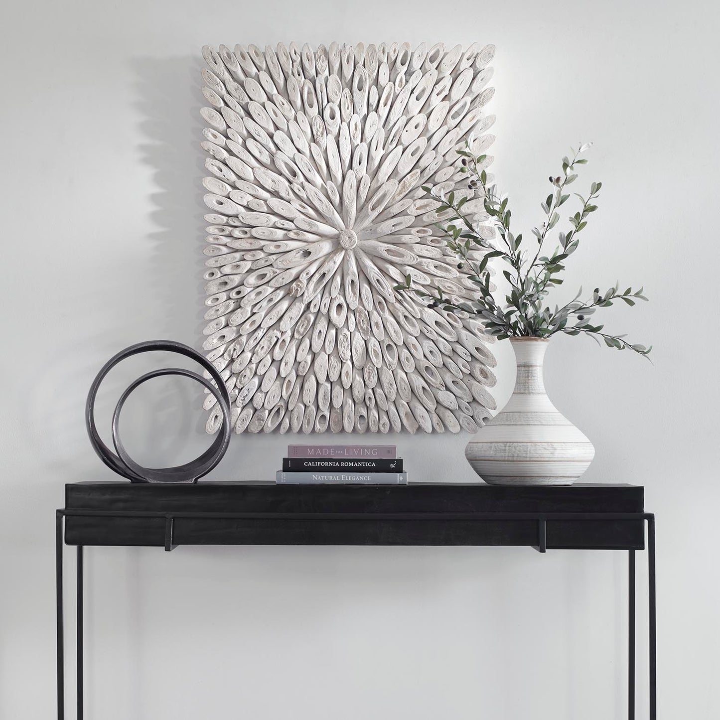 Uttermost 04342 Bahama Wood Whitewashed Wall Decor