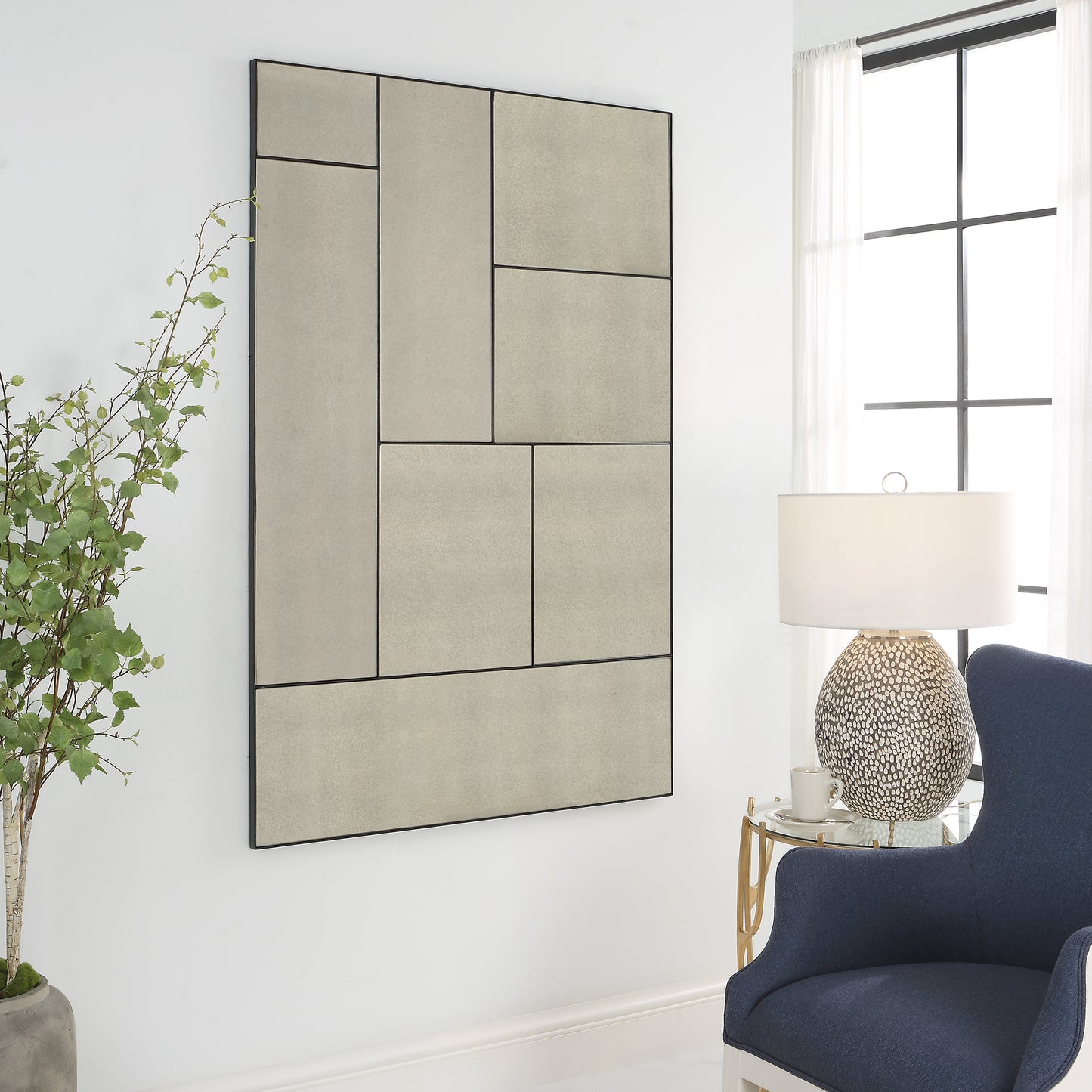 Uttermost 09898 Puzzle Piece Oversized Mirror