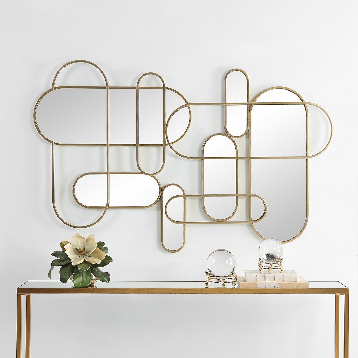 Uttermost 04347 On Track Mirrored Wall Decor