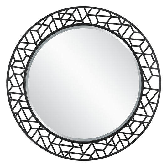 Uttermost 09907 Mosaic Metal Round Mirror