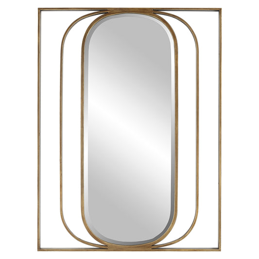 Uttermost 09897 Replicate Contemporary Oval Mirror