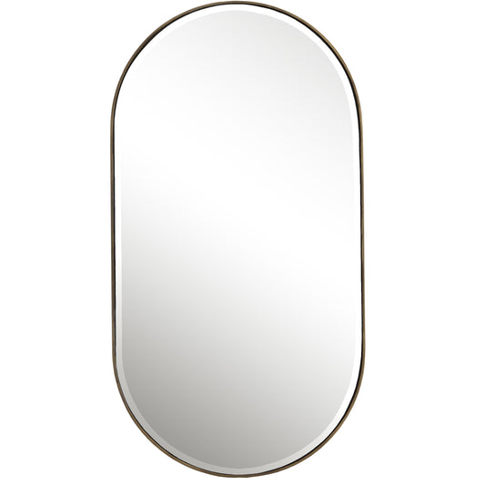 Uttermost 09914 Lago Oval Gold Mirror