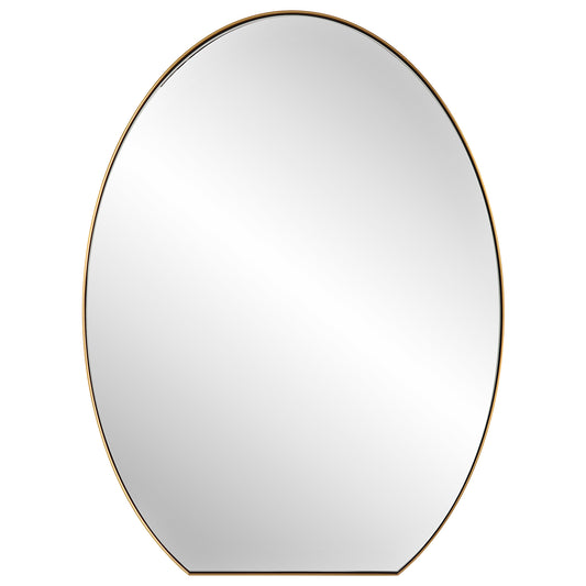 Uttermost 09924 Cabell Brass Oval Mirror