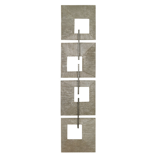 Uttermost 04354 Linked Champagne Metal Wall Decor