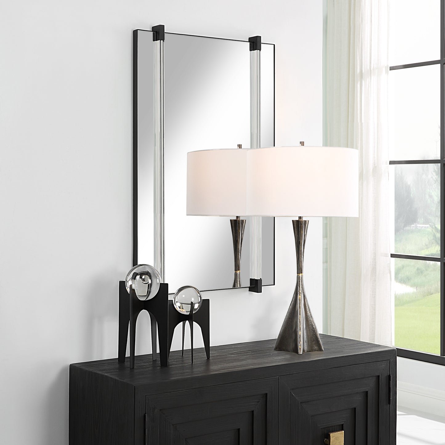 Uttermost 09937 Ladonna Rods Mirror