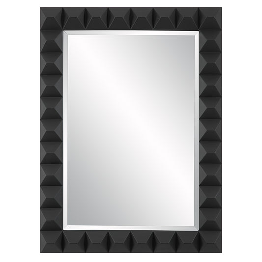 Uttermost 09941 Studded Black Mirror