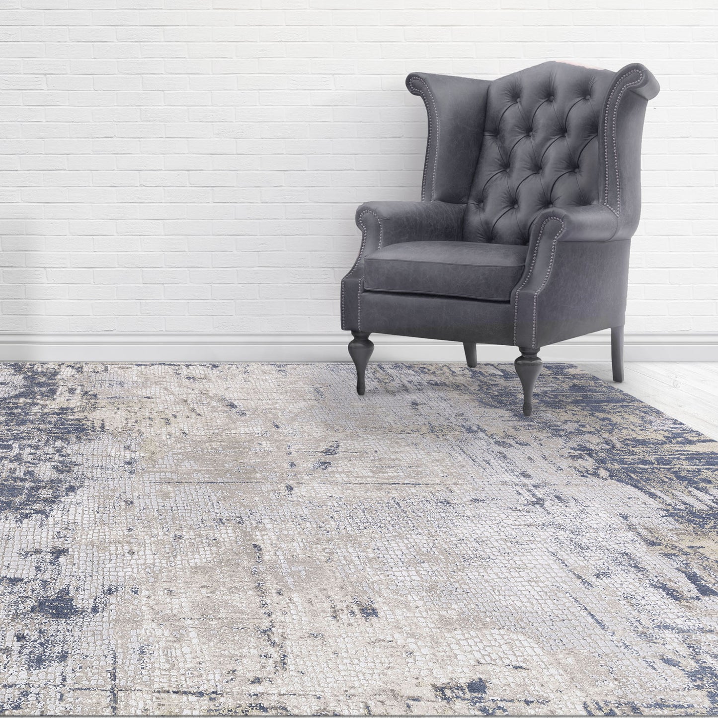 Uttermost 71504-5 Hamida Indigo 5 X 7 Rug