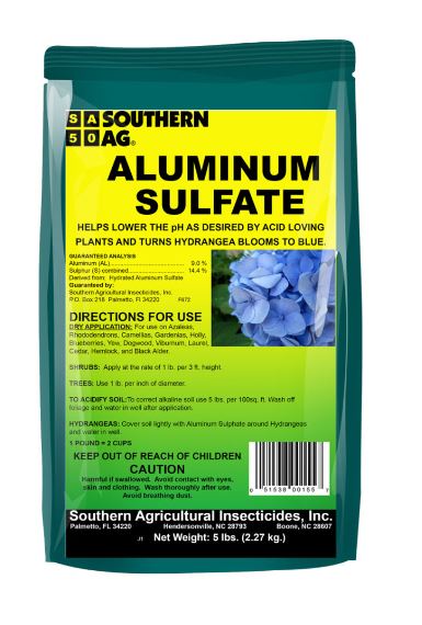 Southern Ag Aluminum Sulfate , 5lb Bag