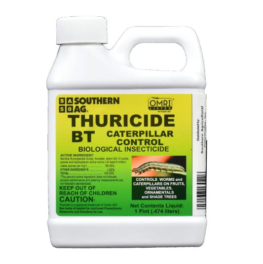 Southern Ag Thuricide® BT Caterpillar Control, 16oz Bottle