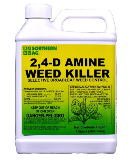 Southern Ag Amine 2;4-D Weed Killer, 32oz Bottle