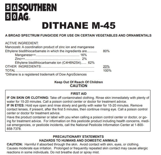 Southern Ag Dithane M-45, 6oz Bottle