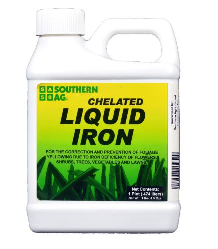Southern Ag Chelated Liquid Iron, 1 Gallon Bottle
