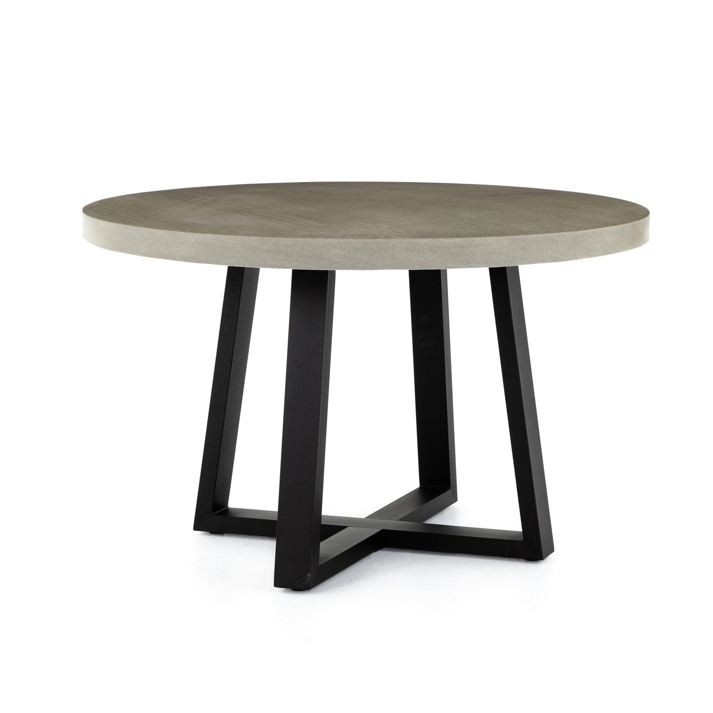 Four Hands VCNS-F006A Cyrus Outdoor Round Dining Table - Light Grey